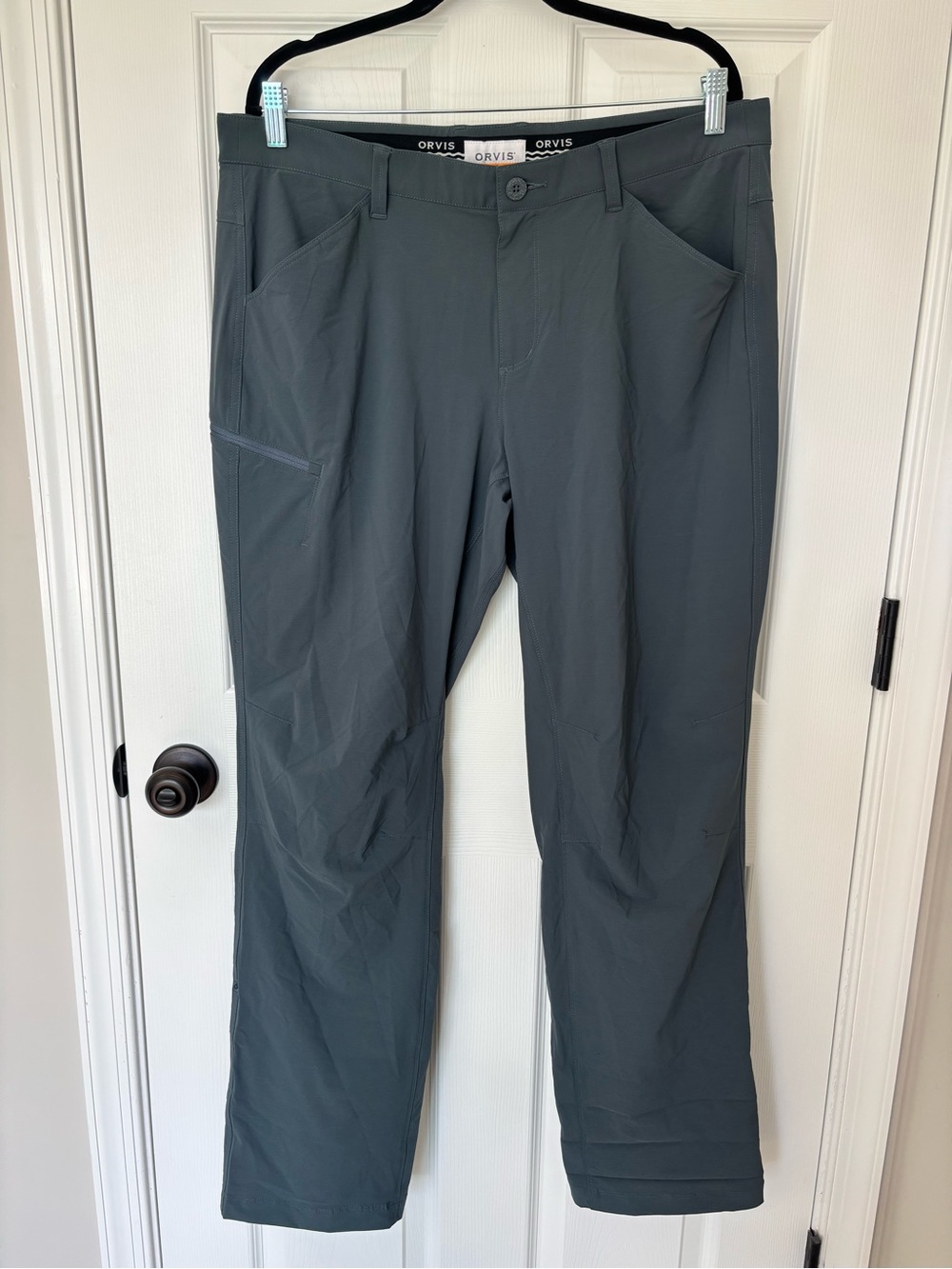 Orvis Women’s Size 16 Gray Hiking Pants Outdoor Travel Utility Straight Leg - Picture 2 of 16